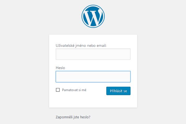 WordPress inštalácia