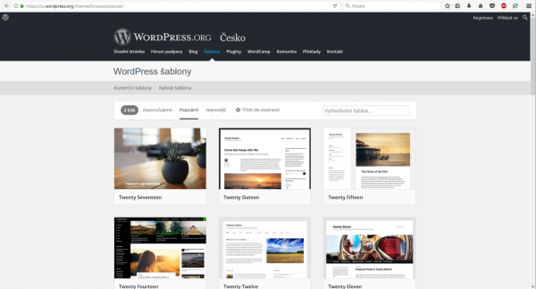 WordPress šablóny